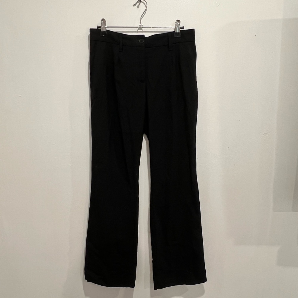 Vintage Dolce & Gabbana Black Straight Leg Pants / Slacks. Size 38